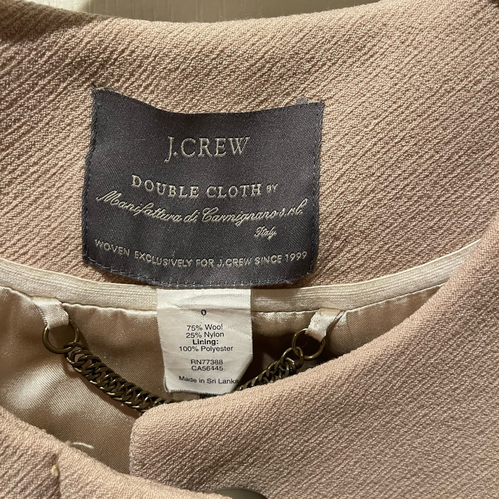 J. Crew Women's Cream Trench Coat - Picture 2 of 6